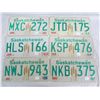 Image 1 : Six 1980's Saskatchewan License Plates