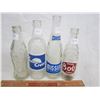 Image 1 : 4 Vintage Pop Bottles Sun Crest , Bob's ect.