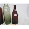 Image 2 : 3 Antique Large Green Bottles and 1 Amber One