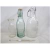 Image 1 : 3 Vintage Milk Bottles plus Dairy Thermometer