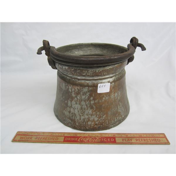 Antique Brass Pot