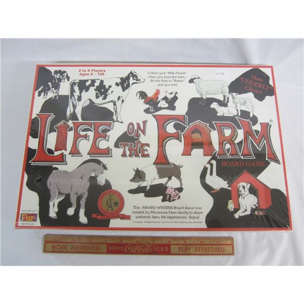Life On The Farm Board Game Factory Sealed