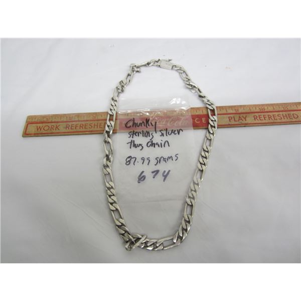 Chunky Sterling Chain 88 Grams
