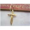 Image 2 : 10kt Cross and Chain