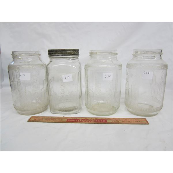 Lot of 4 Nabob Jars
