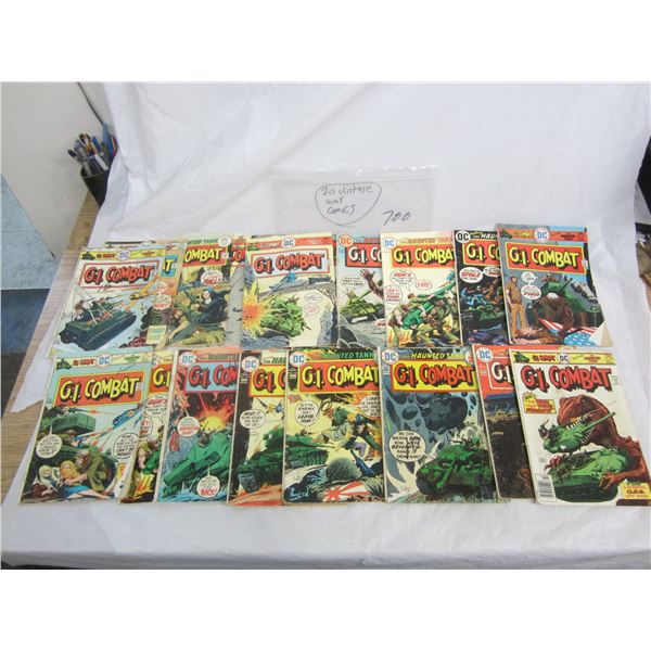 Lot of 20 GI Combat Comics