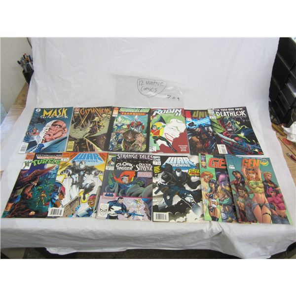 Lot of 12 Vintage Comics