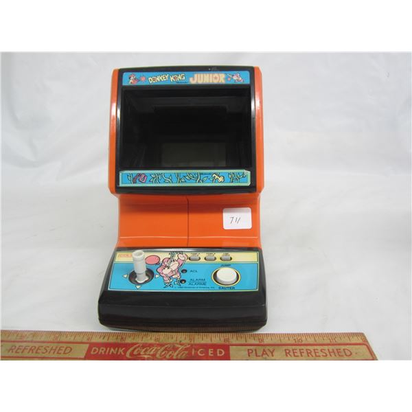 Working Donkey Kong Junior Table Top Video Game Coleco