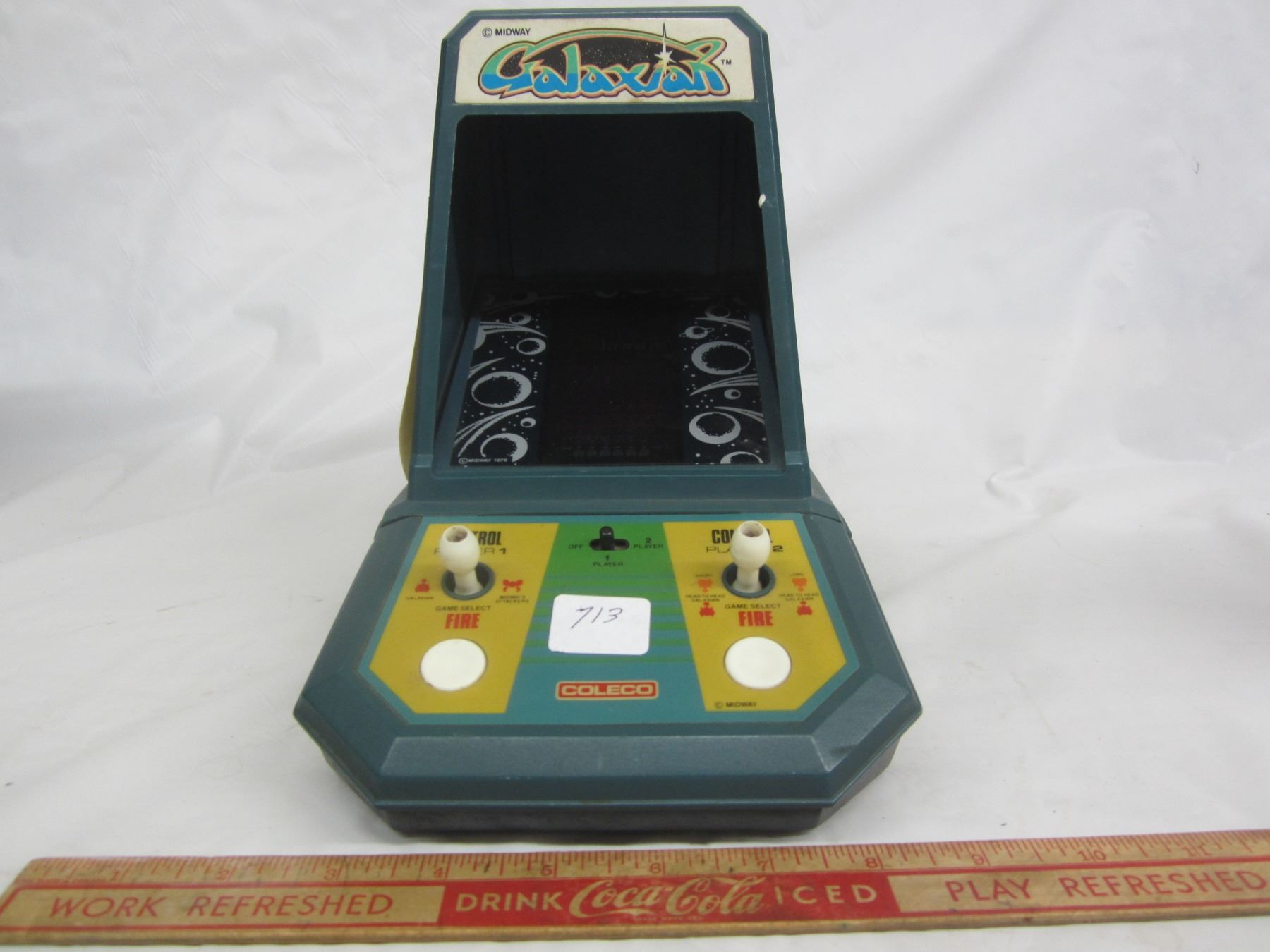 Working Galaxian Table Top Video Game by Coleco
