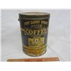 Image 2 : Rare Hudson Bay Fort Garry 5 LB. Coffee Can