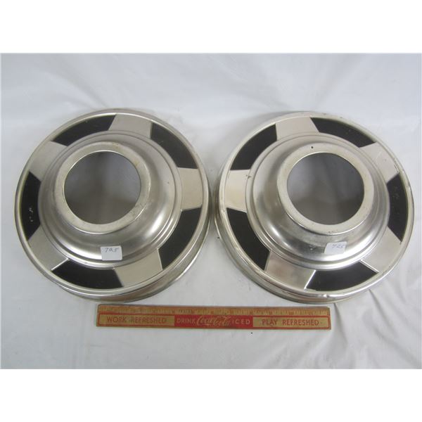 Pair of 1970's Chevy ? Hub Caps