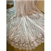 Image 8 : Wedding Dress Size 6 Satin Lace + Beads + Sequins