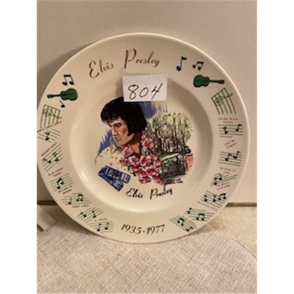 10" Elvis 1977 Plate