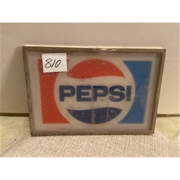 Pepsi Sign Off Coller 6" X 8"