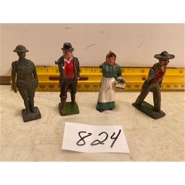 4 Asst. Lead Figures