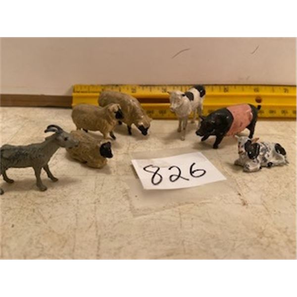 7 Asst. Lead Farm Animals