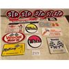 Image 1 : 16 Asst. Auto Stickers 1970s