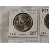 Image 2 : Full set of 1977 nickel dollars, all different