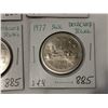 Image 5 : Full set of 1977 nickel dollars, all different