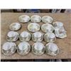 Image 1 : Lot of Royal Standard "The Old Mill Stream" dishes - includes cream & sugar on tray, 8 teacups, 9 sa