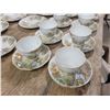 Image 6 : Lot of Royal Standard "The Old Mill Stream" dishes - includes cream & sugar on tray, 8 teacups, 9 sa