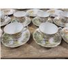 Image 7 : Lot of Royal Standard "The Old Mill Stream" dishes - includes cream & sugar on tray, 8 teacups, 9 sa