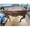 Image 4 : Ornate wooden coffee table