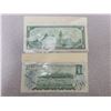 Image 2 : 2 Canadian $1.00 One Dollar bills - 1967 & 1973