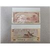 Image 2 : 2 Canadian $2.00 Two Dollar bills 1954, 1986