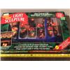 Image 2 : Vintage 1994 Mr. Christmas lighted sculpture string of 6 lighted candy canes.  Extends over 15 ft.