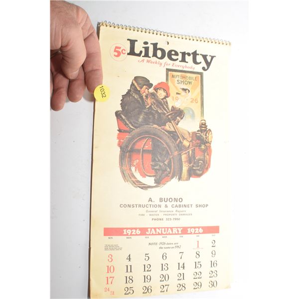 Liberty Calendar