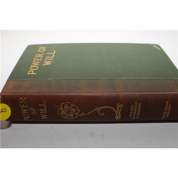 1907 Power of Will Book