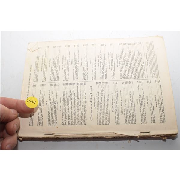 Antique Popular Mechanics Book - no cover