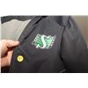 Image 2 : Sask Roughriders Large Reebox Jacket - zipper has issues