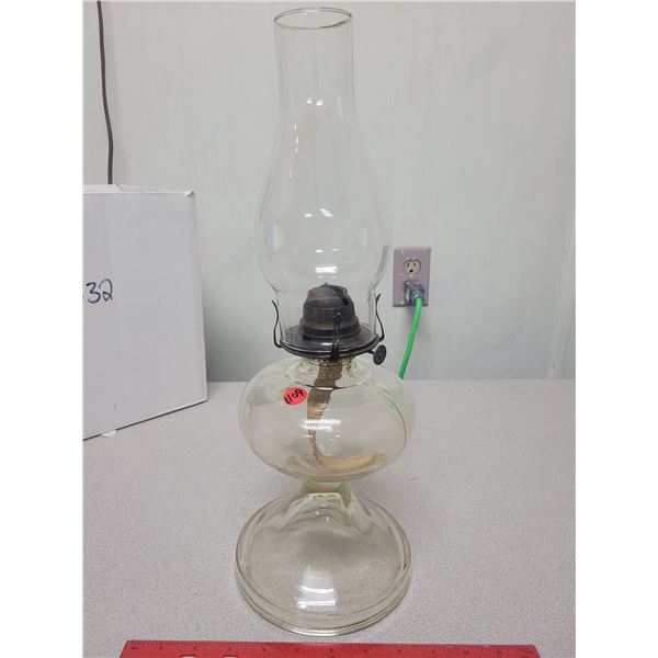 Coal oil lantern 17" tall