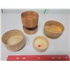 Image 1 : Wooden bowls (4)