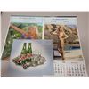Image 1 : 2X 1960's calendars & 7UP print
