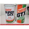 Image 2 : 2X Castrol GTX full quart oil cans
