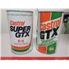 Image 3 : 2X Castrol GTX full quart oil cans