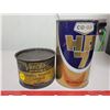 Image 1 : Varcon grease can & COOP quart oil can