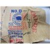 Image 3 : One large burlap sack and 5 small pieces of burlap