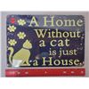 Image 1 : 12" X 8" repro tin sign