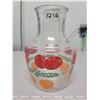 Image 1 : Vintage Anchor Hocking glass jug container tomatoes & oranges