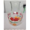 Image 4 : Vintage Anchor Hocking glass jug container tomatoes & oranges