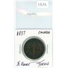 Image 1 : 1837 Province of Canada 1/2 penny token