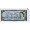 Image 1 : 1954 Nice grade five dollar $5.00 bill