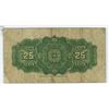 Image 2 : 1923 Shinplaster 25 cent 25¢ note