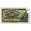 Image 1 : 1900 Shinplaster 25 cent 25¢ note