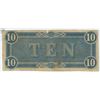 Image 2 : 1864 confederate states ten dollar bill
