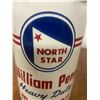 Image 4 : North Star Oil Tin Full William Penn Hard to Find Tin 1 Qt